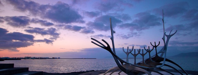 Viking Ship Sculpture Reykjavik