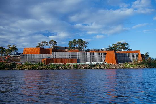 Hobart Mona from the lake